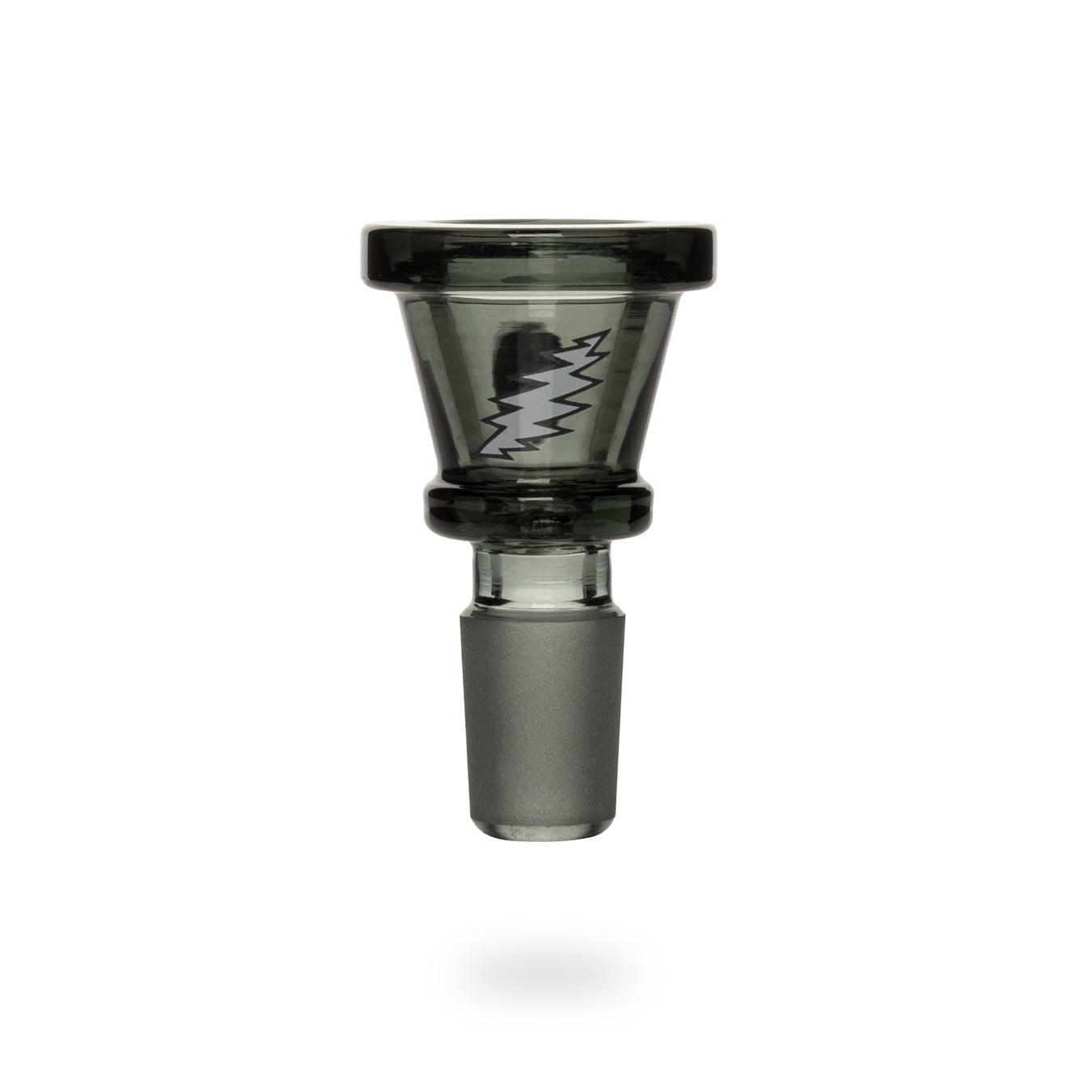 GEAR Premium Grateful Dead Lightning Bolt 14mm Pull Out Bowl for Bongs Smoked Grey