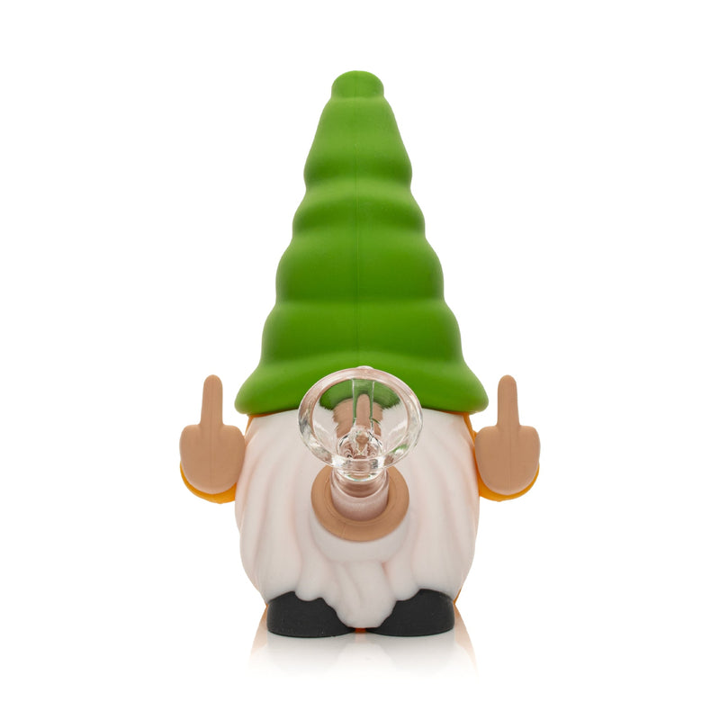 Green Hat Middle Finger Gnome Bongs Canada