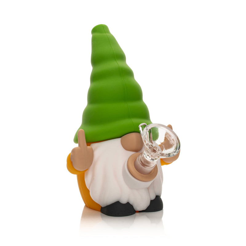 Green Hat Middle Finger Gnome Bongs Canada