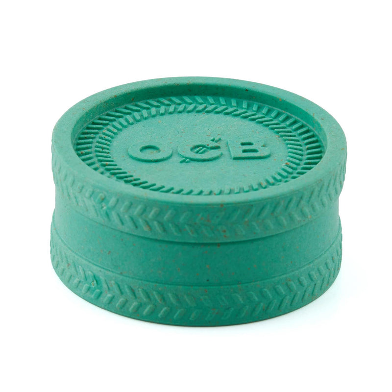 Teal OCB 55mm plant-based herb grinder