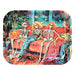 Colorful tray with skeletons on a couch and vibrant background Pulsar Rolling Tray Canada