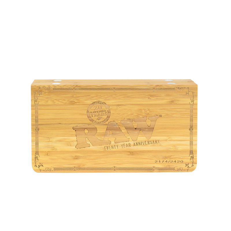 RAW 20 Year Anniversary Bamboo Backflip Magnetic Rolling Tray Buy Online in Canada