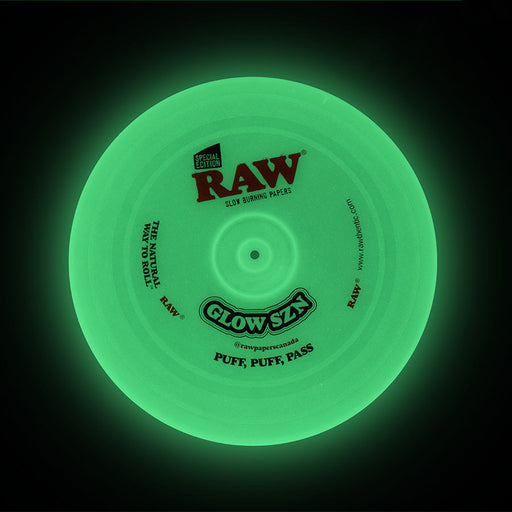 RAW Glow in the Dark Flying Disc with Joint Holder Canada