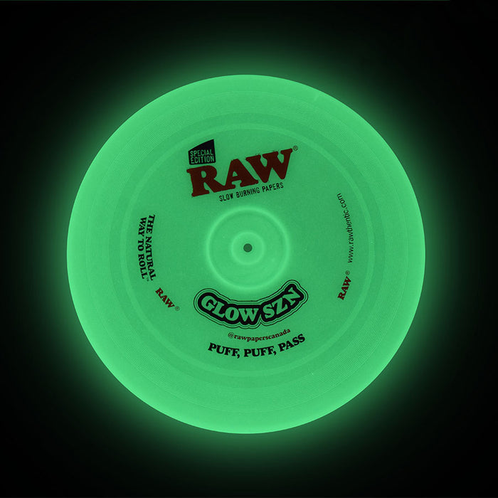 RAW Glow in the Dark Flying Disc with Joint Holder Canada