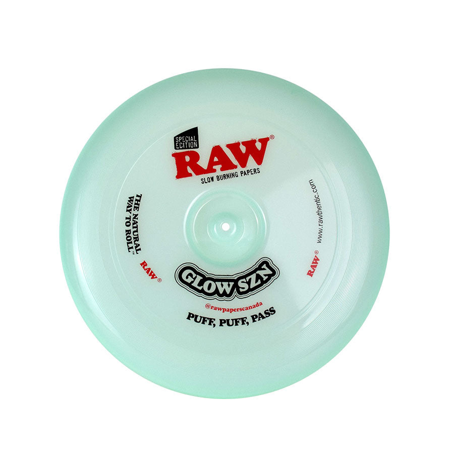 RAW Glow in the Dark Flying Disc with Joint Holder Canada