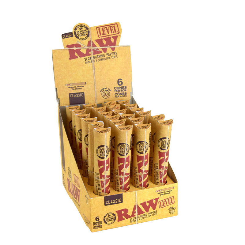 RAW Cone Level Buy Cases of RAW Rolling Papers Online in Canada