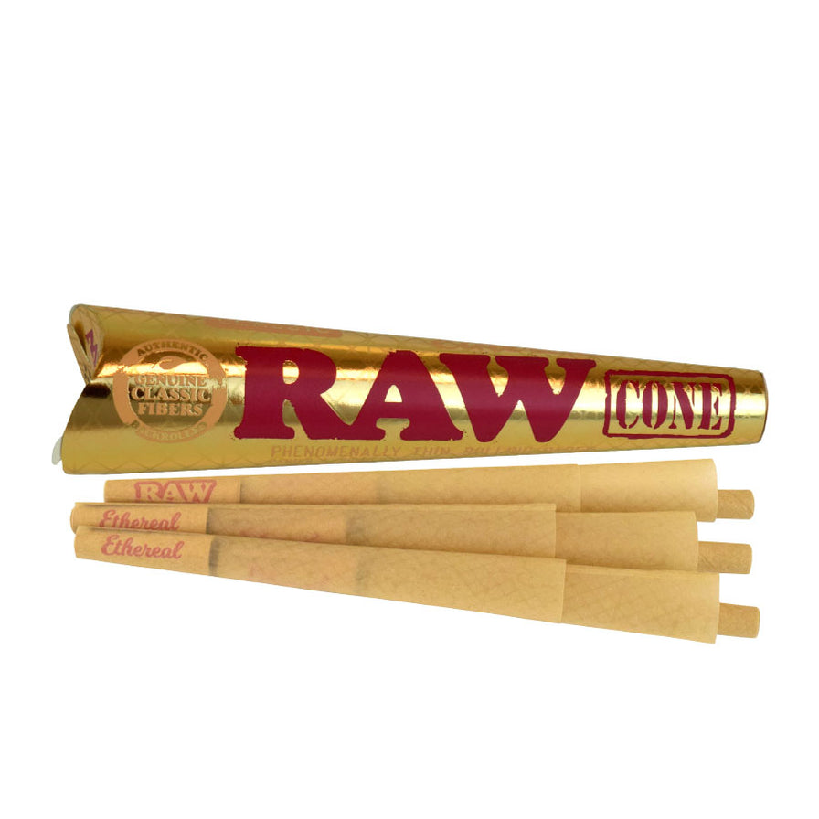 RAW Cone Size Comparison Chart — Head Candy Smoke Shop