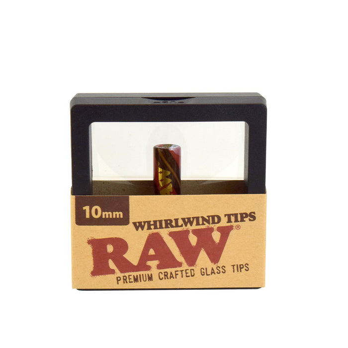 10mm RAW Whirlwind Glass Filter Tips with Honeycomb Spiral 