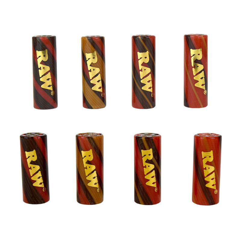 RAW Whirlwind Glass Filter Tips with Honeycomb Spiral in 10mm and 12mm