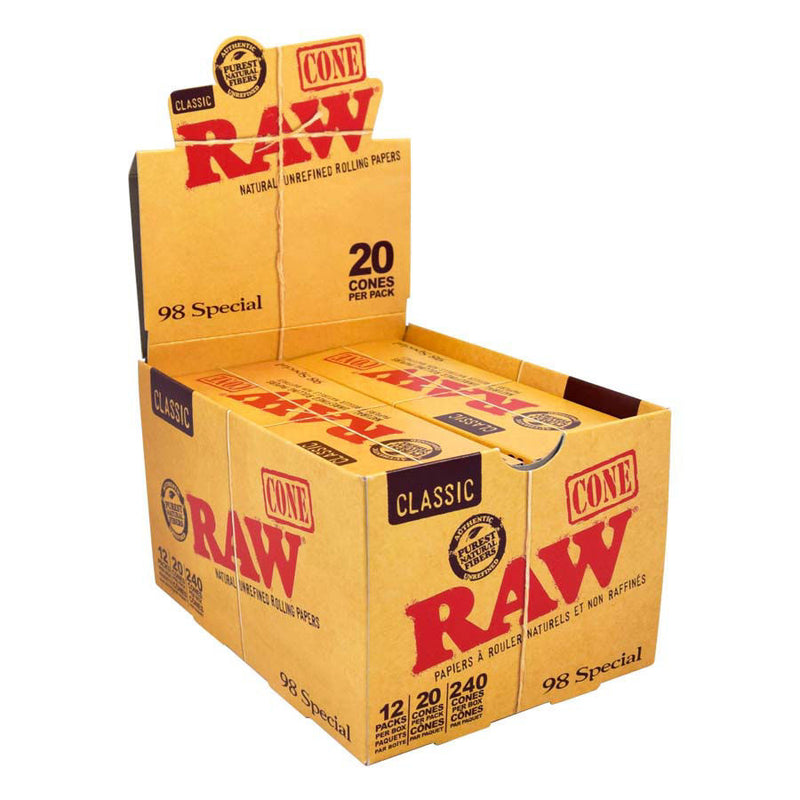 RAW 98 special pre-rolled cones Canada
