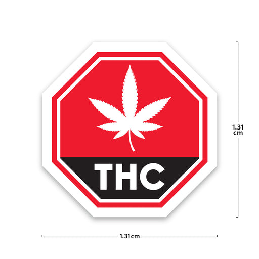 THC Stickers and compliance labels for cannabis