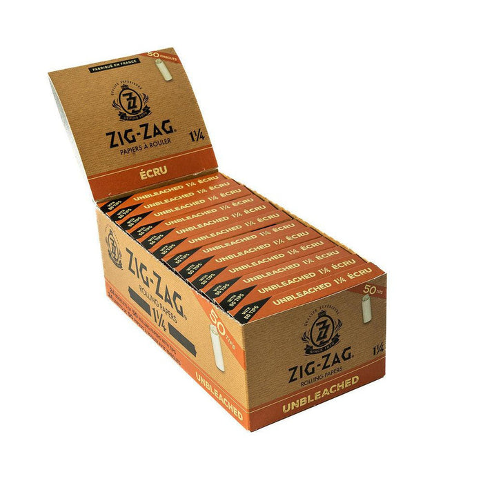 Zig Zag Unbleached Rolling Papers with Tips in One Pack Canada
