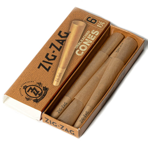 Zig Zag Unbleached Prerolled Cones Canada
