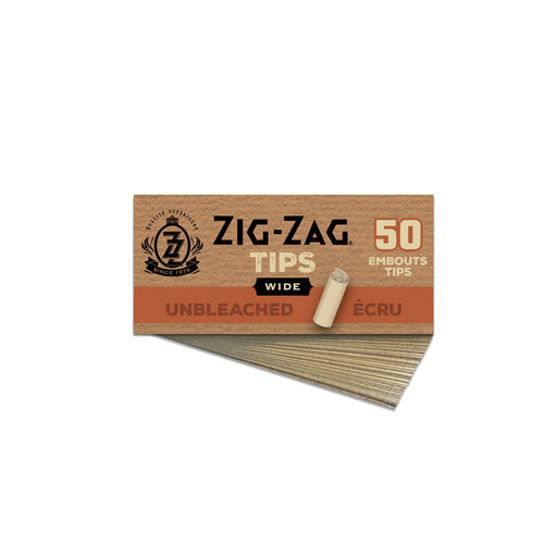 Zig Zag Wide Unbleached Rolling Tips Canada