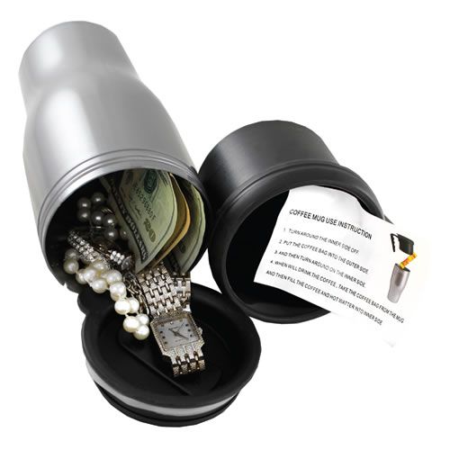 Travel Coffee Mug Diversion Safe