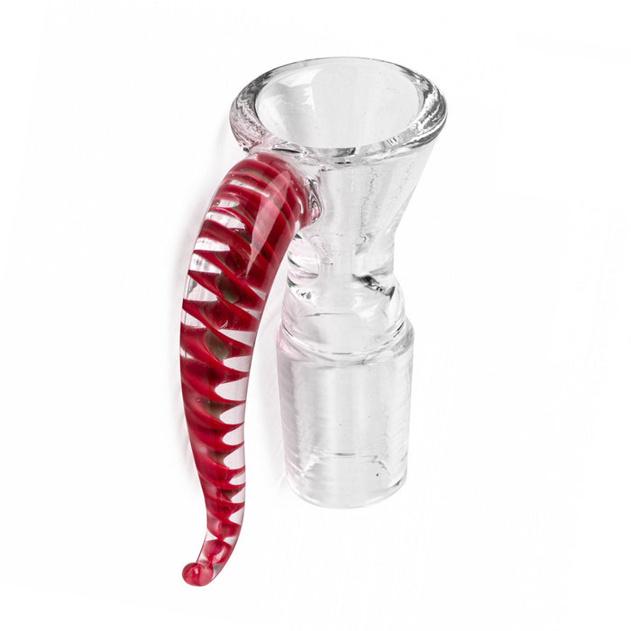 Red Eye Glass Helix Twist Pull Out Bowl 19mm Canada