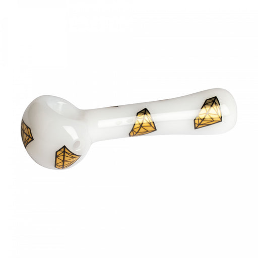Gold Diamond Decal Glass Pipe Red Eye Glass Canada