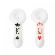Matching King and Queen Spoon Hand Pipes by Red Eye Glass Canada