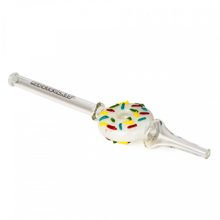 white Sprinkle Donut Dab Straw Red Eye Glass Canada