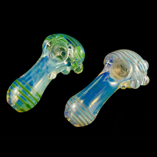 Droopy Color Hammer Hand Pipe Red Eye Glass