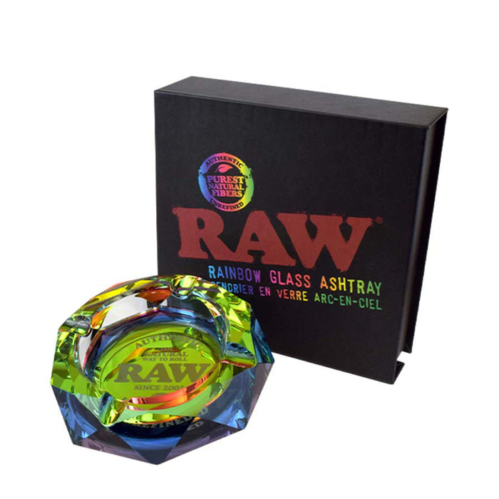 RAW Rainbow Glass Ashtray Canada