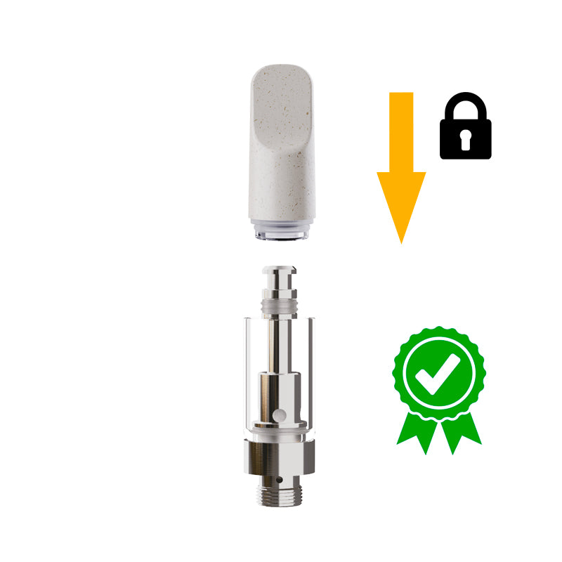 AVEO 0.5ml Cartridges with White Hemp Plastic Tip