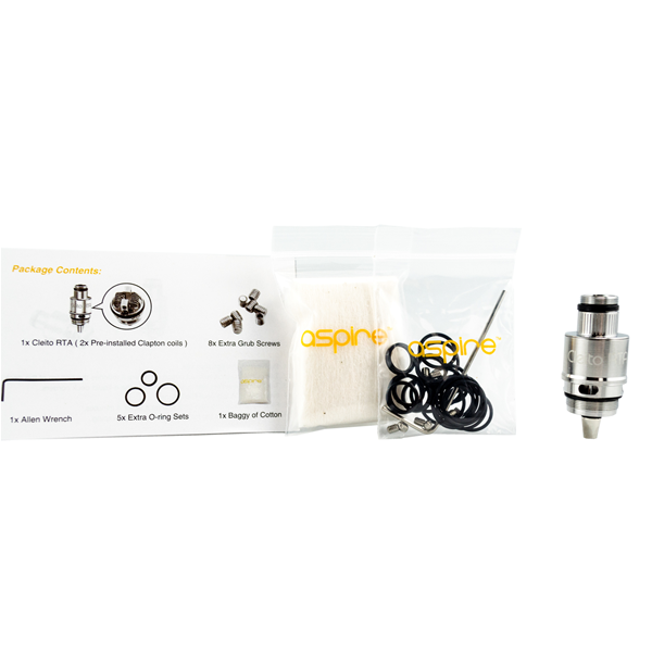 Cleito RTA Aspire Included Parts