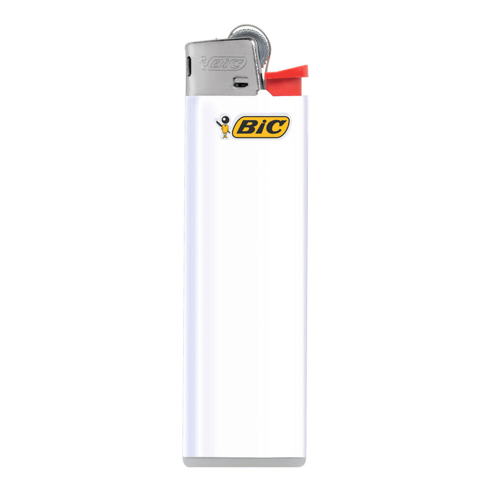 White Raffles Lighter White Bic Lighter