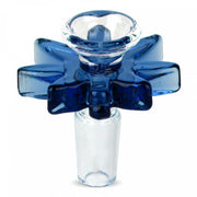 Red Eye Glass 14mm Big Leaf Pull Out Blue