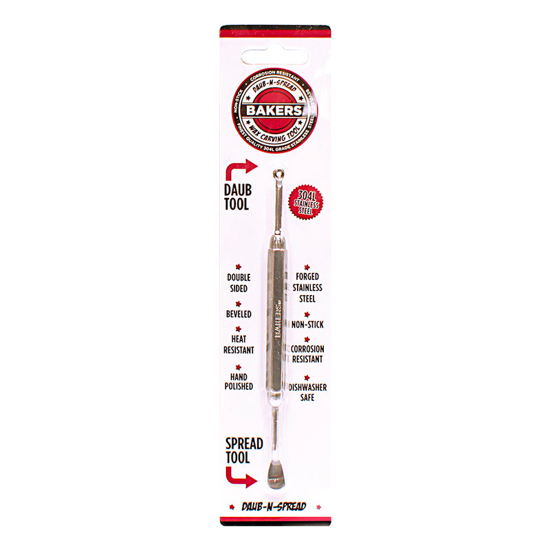 Bakers Tools Daub and Spread Tool Stainless Steel Wax Tool