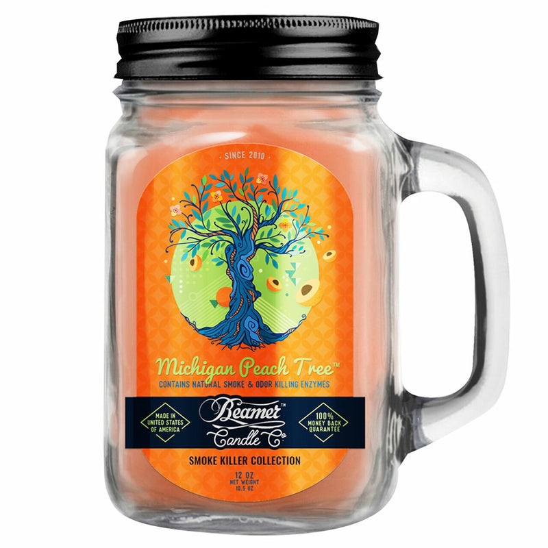 Beamer Candle Michigan Peach Tree with a 12 Ounce Mason Jar Canada