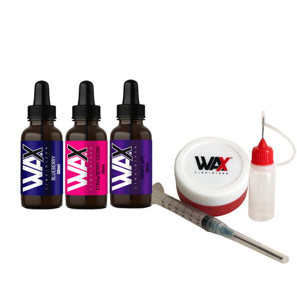 Wax Liquidizer 3 Flavour Sampler with Mix Kit - Berry