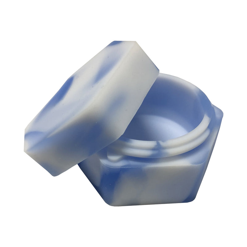 Blue Hexagon Silicone Storage Container Canada