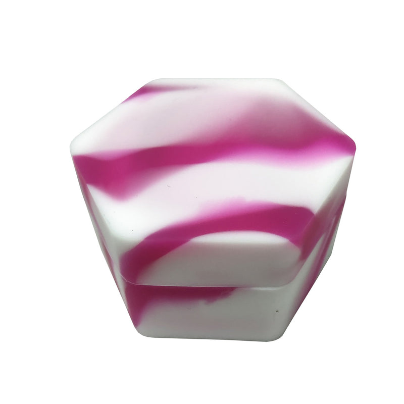 Purple Pink Magenta Hexagon Silicone Storage Container Canada