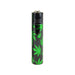 Clipper Metal Metallic Cannabis Leaf Lighters