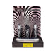 Psychedelic Silver and Black Swirl Metal Clipper Lighters Canada
