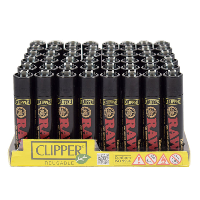 Case of RAW Black Clipper Lighters Canada