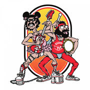 Cheech & Chong Glass 15" Tall Earache Beaker Tube Decal Canada