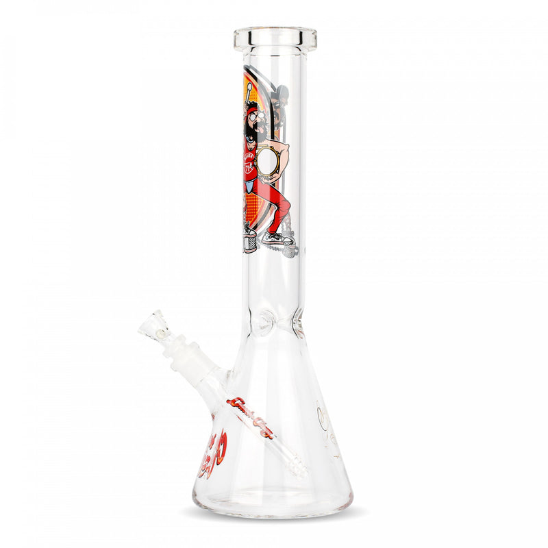Cheech & Chong Glass 15" Tall Earache Beaker Tube Side