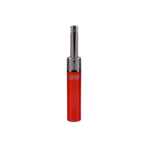 Red Refillable Clipper Lighters with Extension Arm