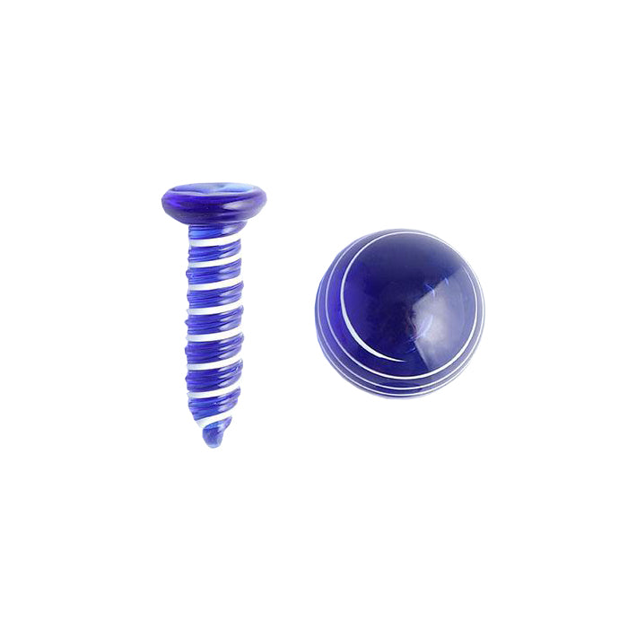 Blue Terp Slurper Screw and Carb Cap Set Canada