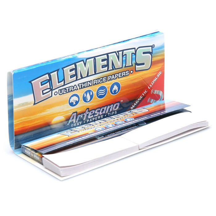 Elements Artesano Rolling Papers with Tips - King Size Slim