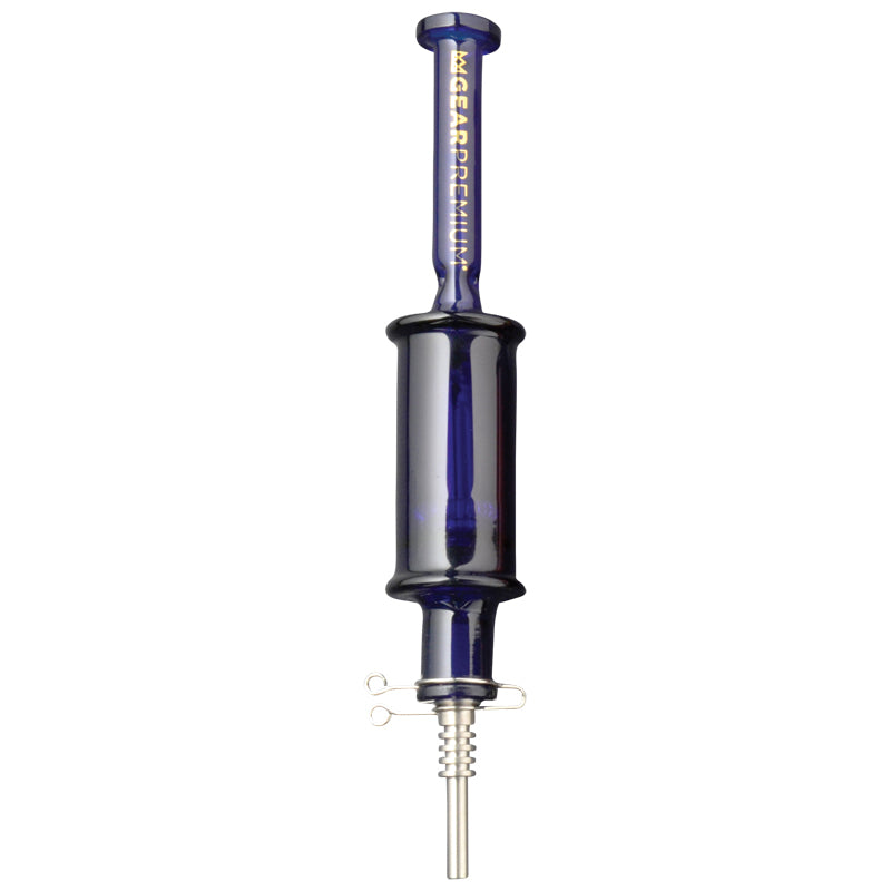 9" Blue Concentrate Nectar Collector Dabmolisher Dab Rig with Showerhead Perc GEAR Premium G1148