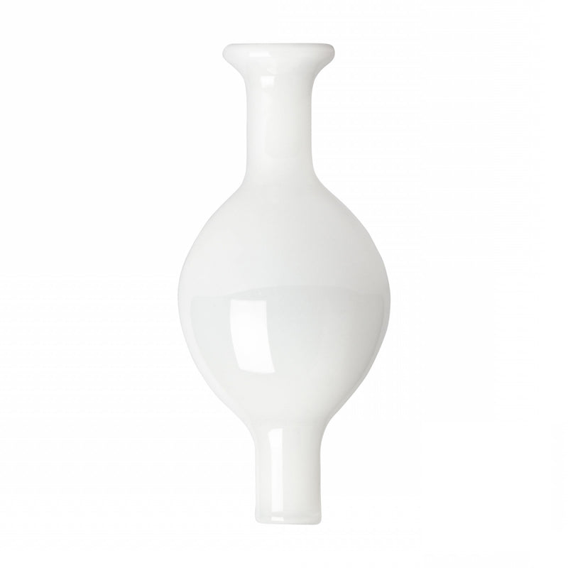 White Directional Air Flow Carb Cap
