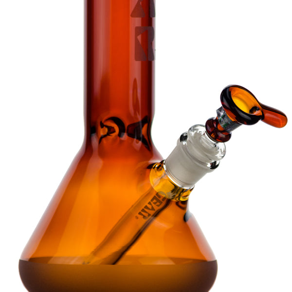 Beaker Tube Water Pipe with Worked Top Bong