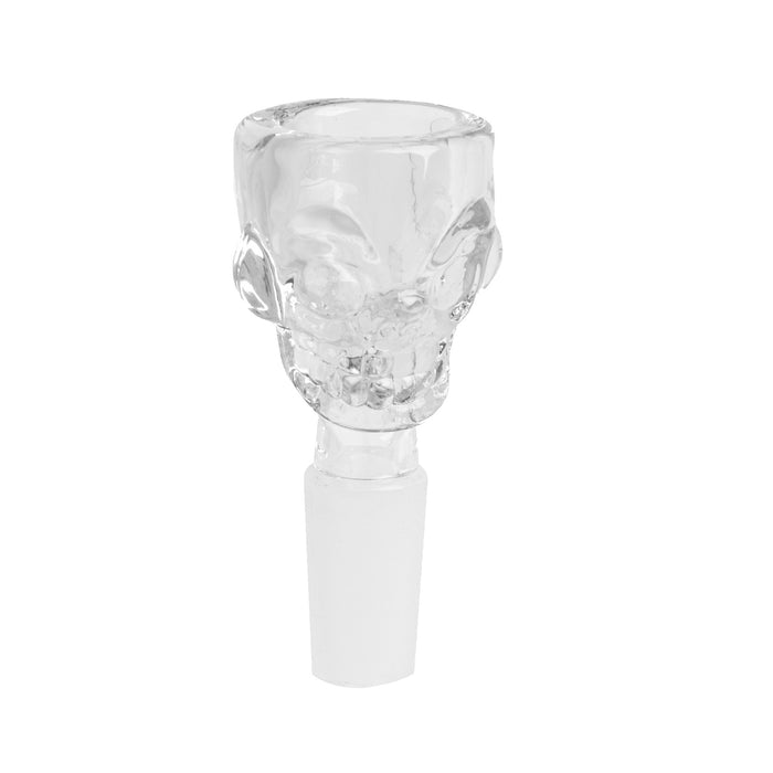Clear Skull Pull Out Glass Bowl for Bongs Canada