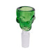 Green Skull Pull Out Glass Bowl for Bongs Canada