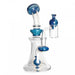 Blue GEAR Fizzer Bubble Tech Concentrate Dab Rig with Matching Carb Cap Canada