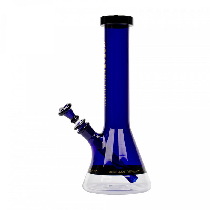 Gear Premium 12" Tall Swank Beaker Tube w/ Black Accents Blue