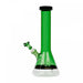 Gear Premium 12" Tall Swank Beaker Tube w/ Black Accents Green